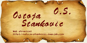 Ostoja Stanković vizit kartica